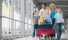 family headed for vacation