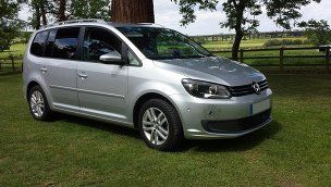 silver SUV