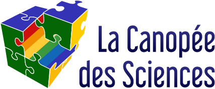 A colorful logo for la canopée des sciences