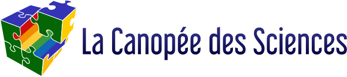 Un logo pour la canopée des sciences avec une pièce de puzzle