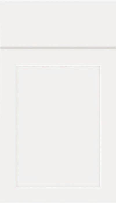 Blank white screen with a faint light-gray rectangular outline in the center
