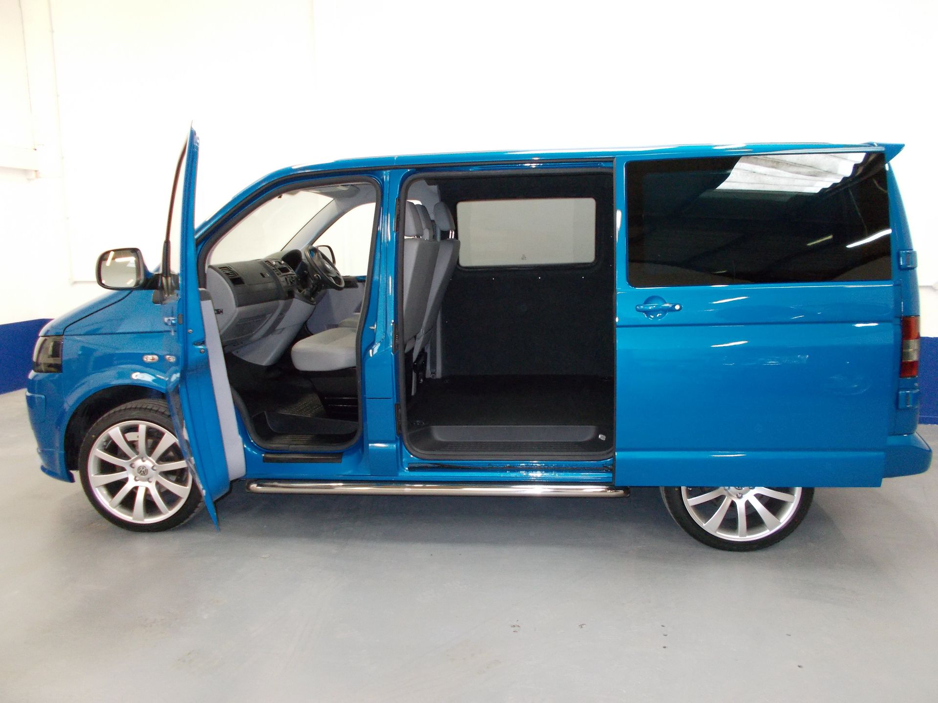 an open van