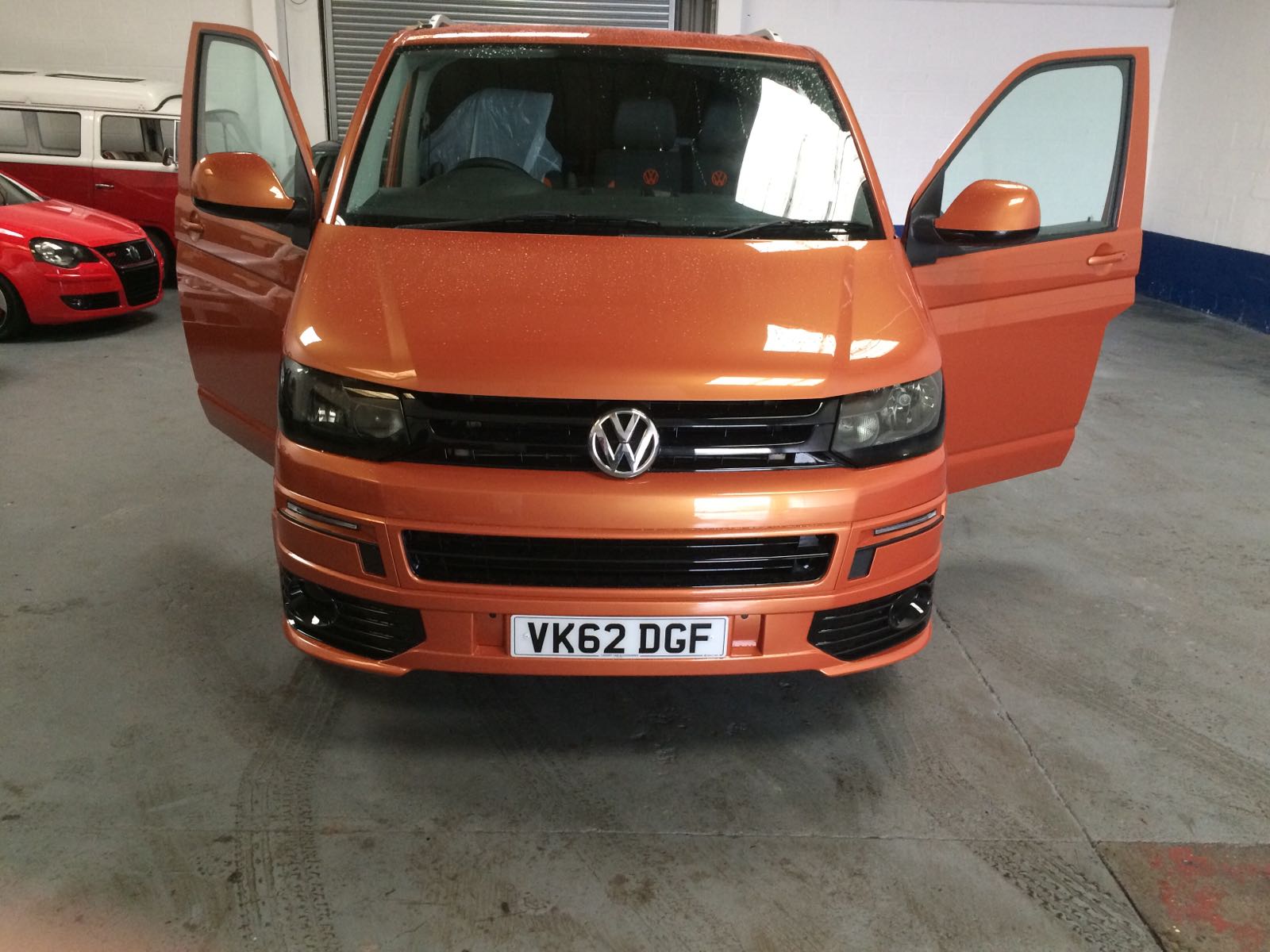 orange van
