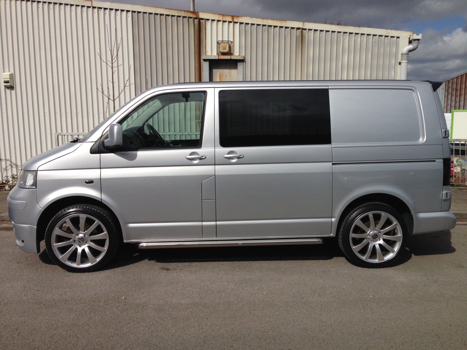 silver van