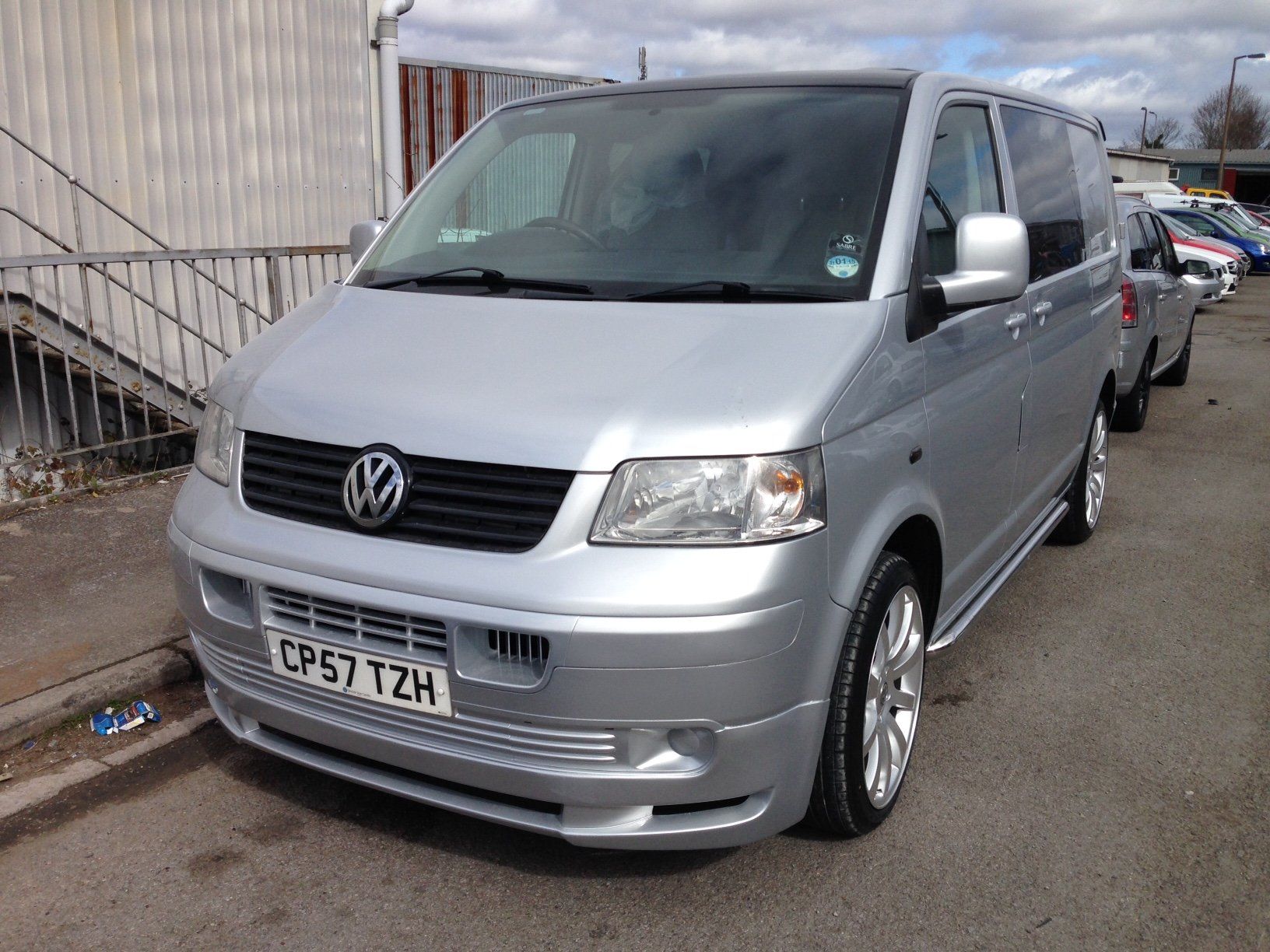 silver van