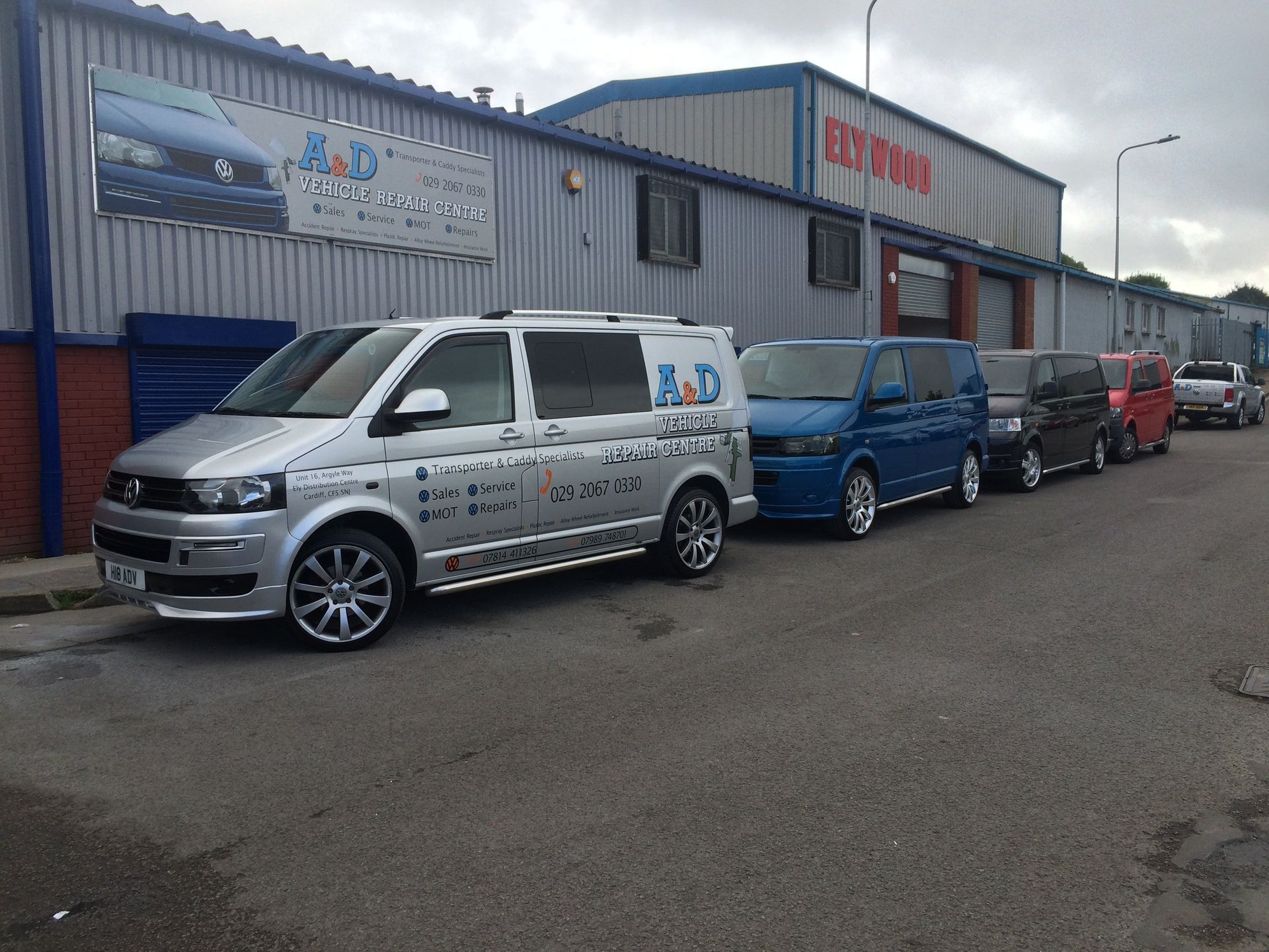 van parking