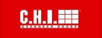 C.H.I. Overhead Doors logo on a red background