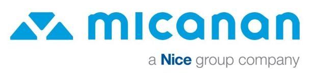 Micanan logo with blue icon and text, plus the tagline “a Nice group company”