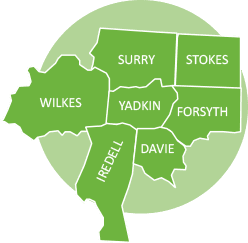 Dorsett Heating and Air Service Map
