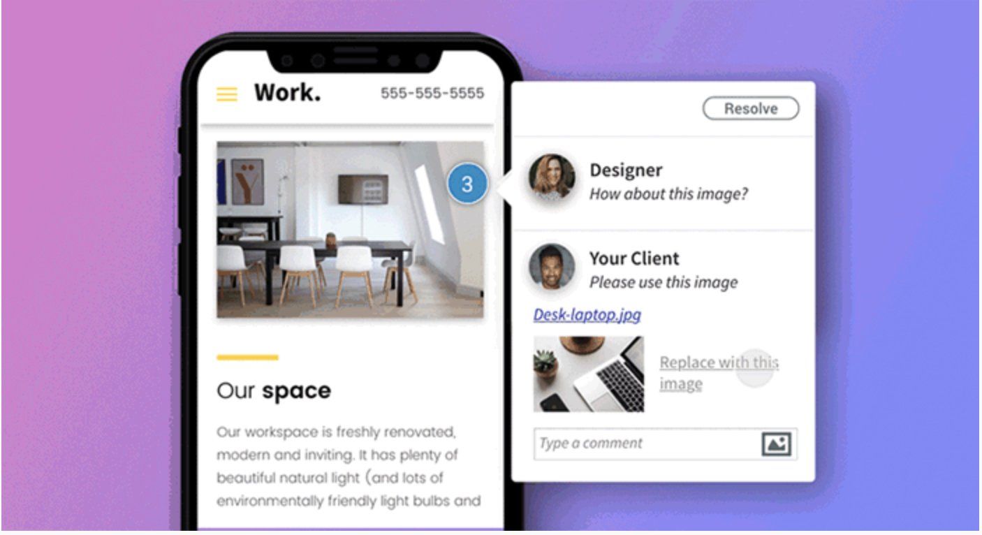A cell phone is displaying a screenshot of a website.
