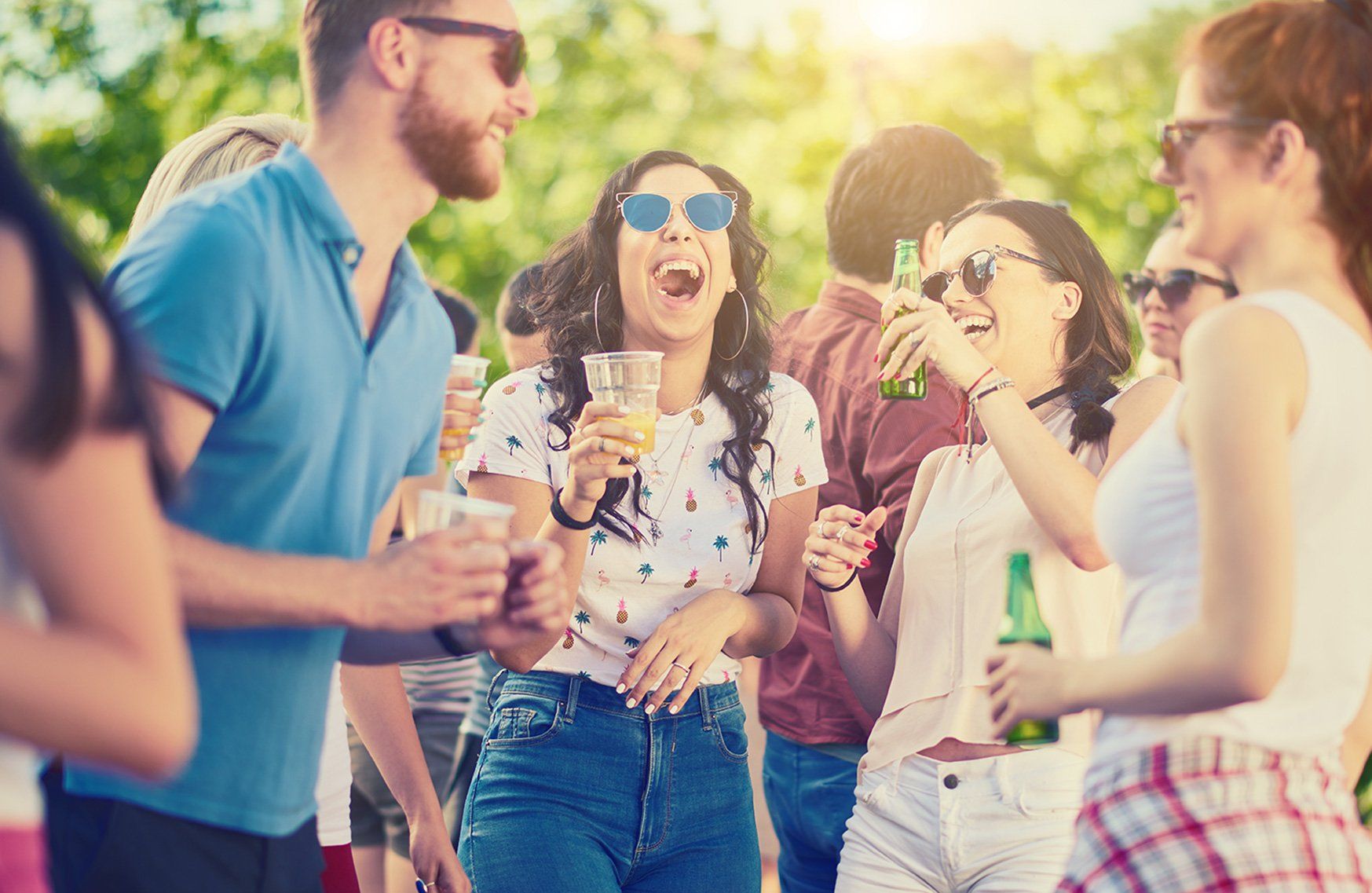 Relax and socialise in the great outdoors
