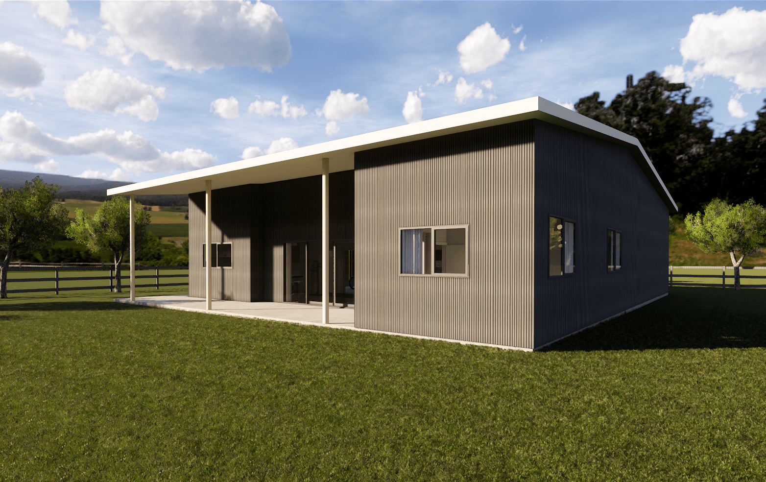 3D design modelling of barn