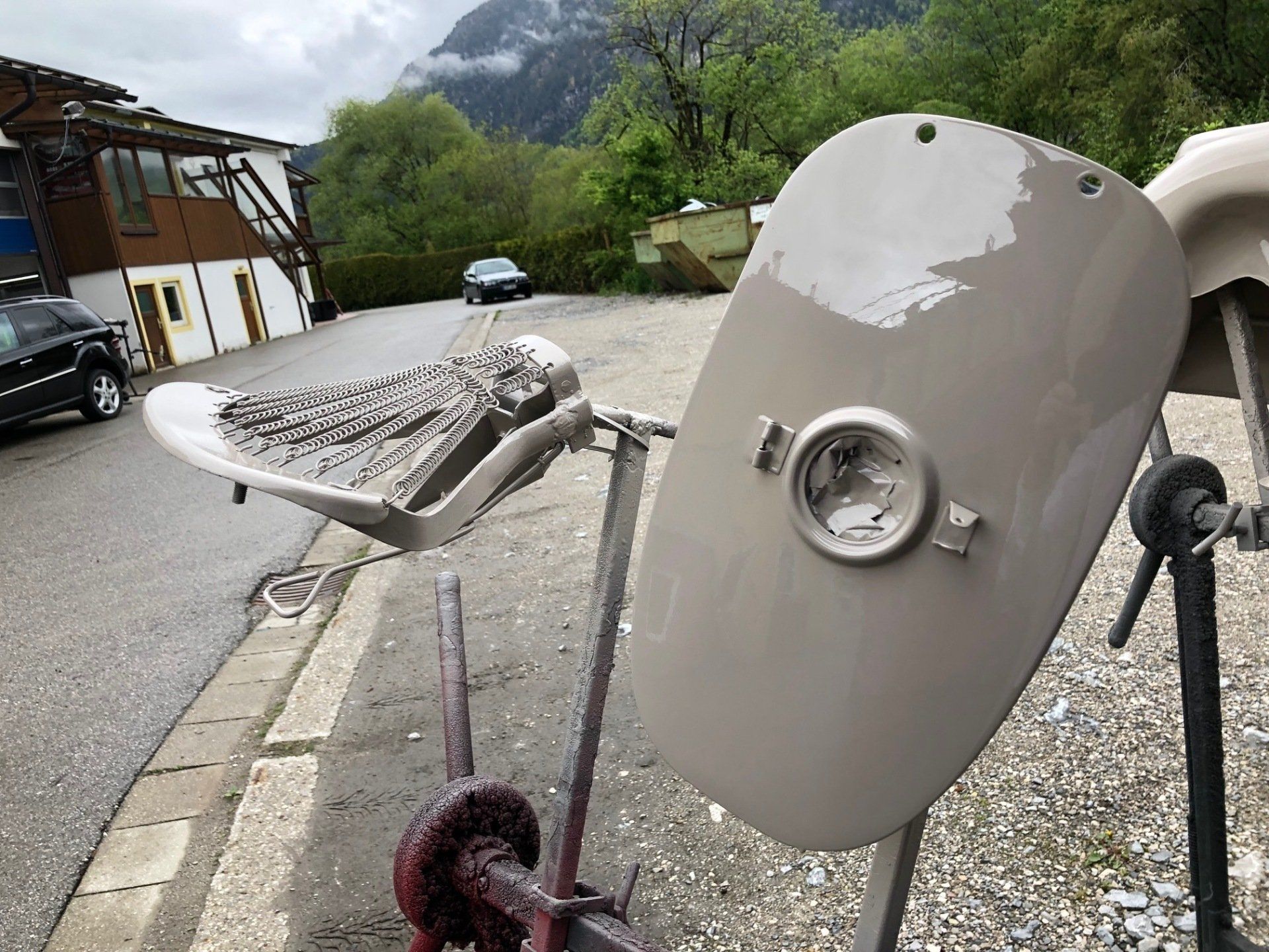 Lackierung Autoteil