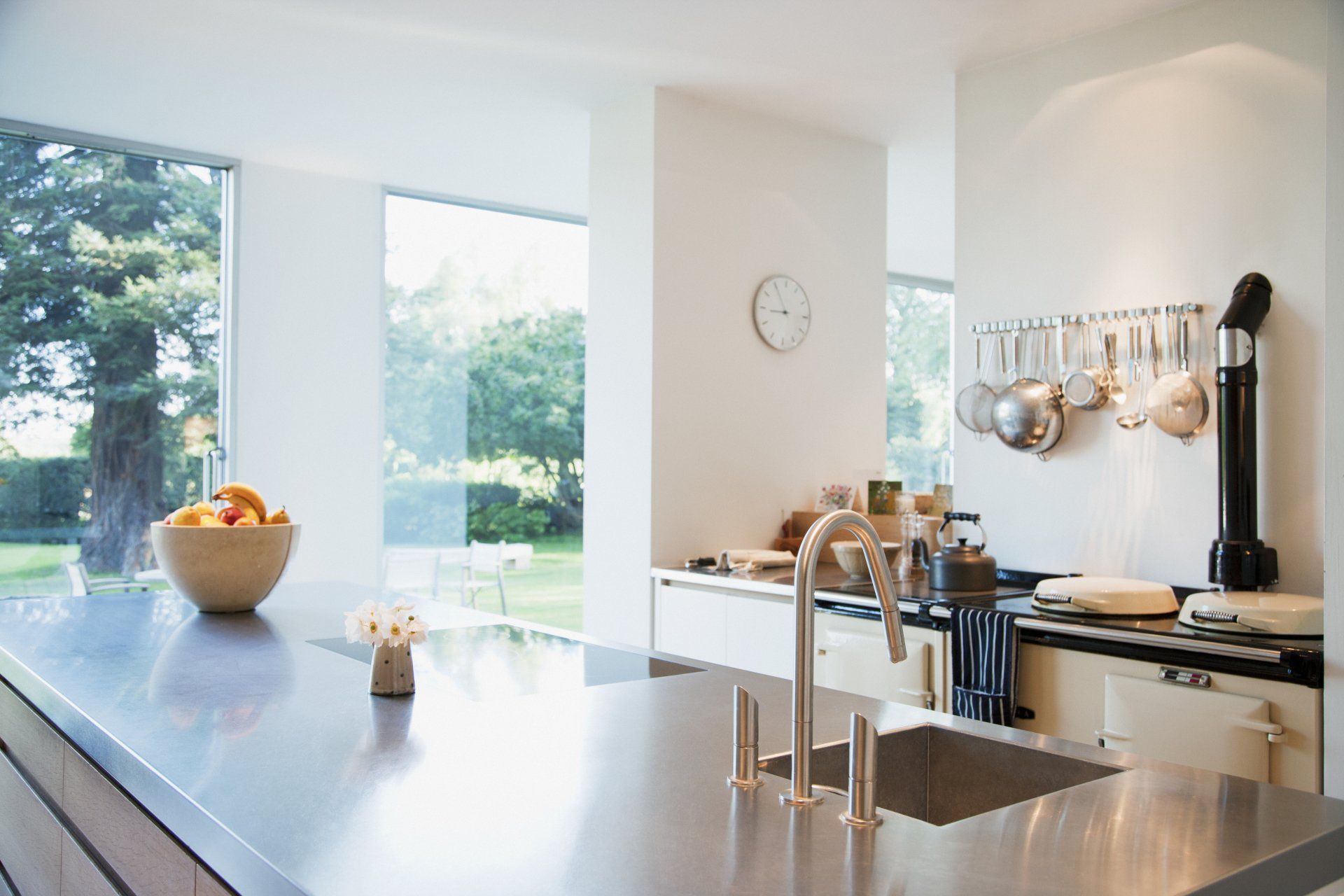Modern Doors — Neat Modern Kitchen in Lincoln, NE