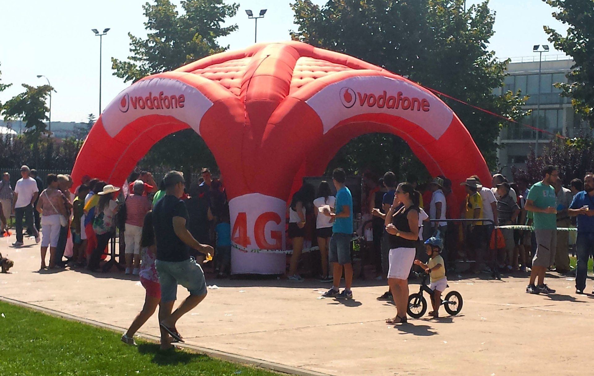 carpa hinchable 6x6