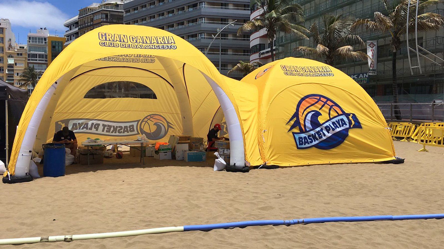 carpas playa