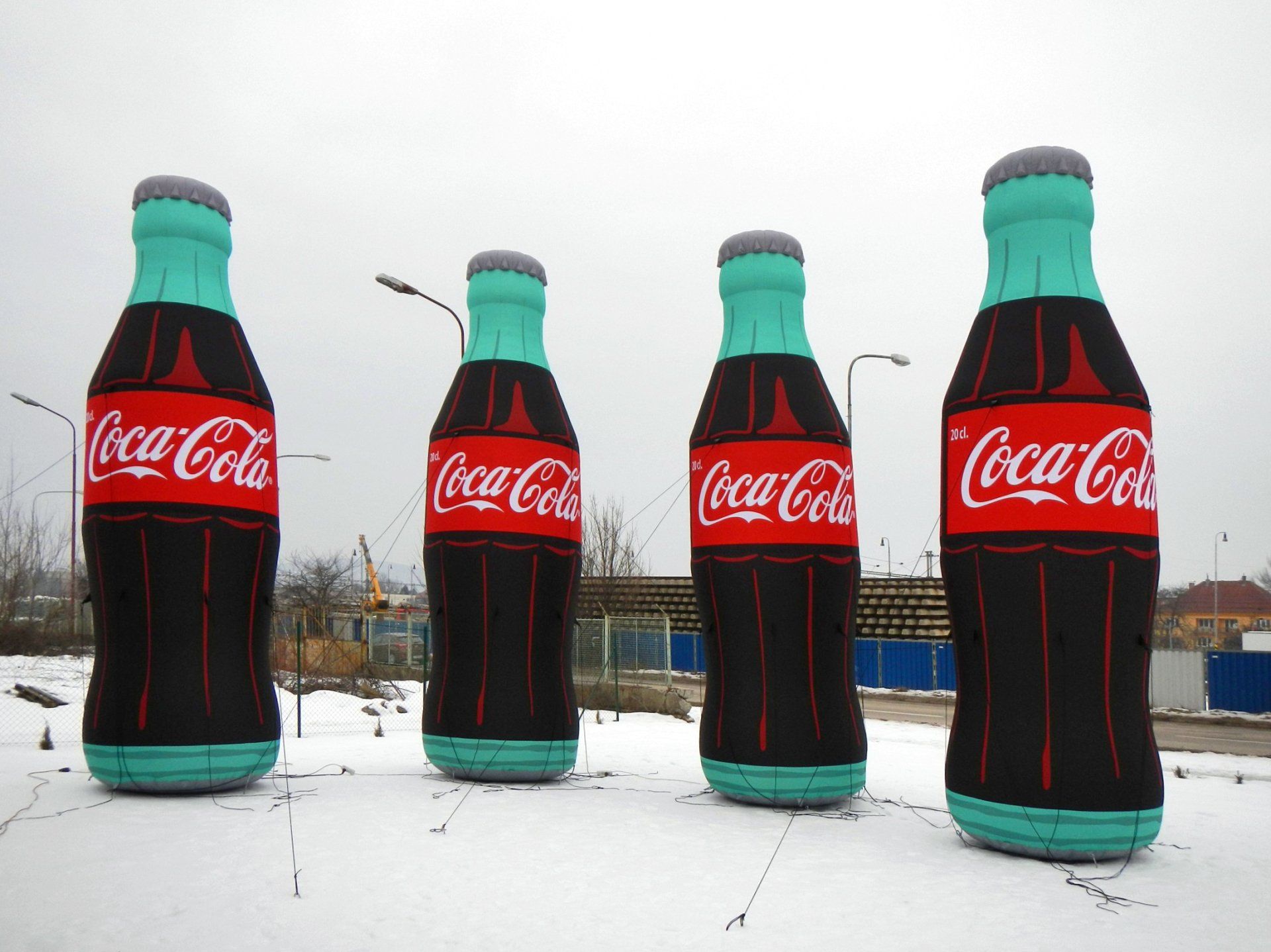 hinchable botella
