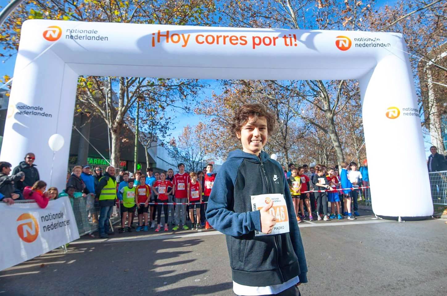 hinchable running