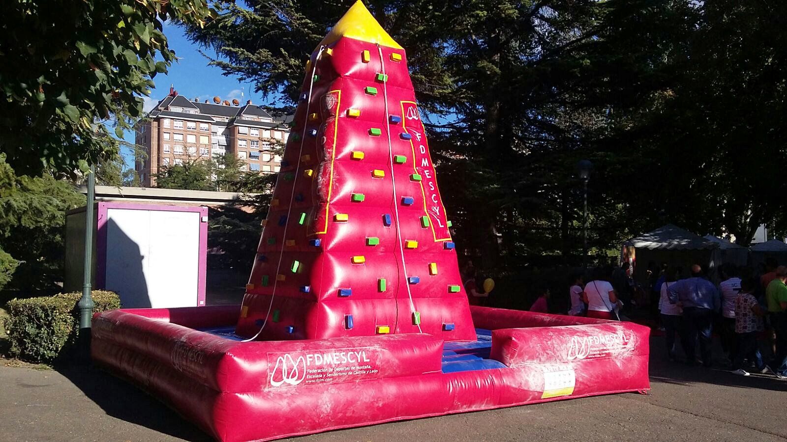 rocodromo hinchable