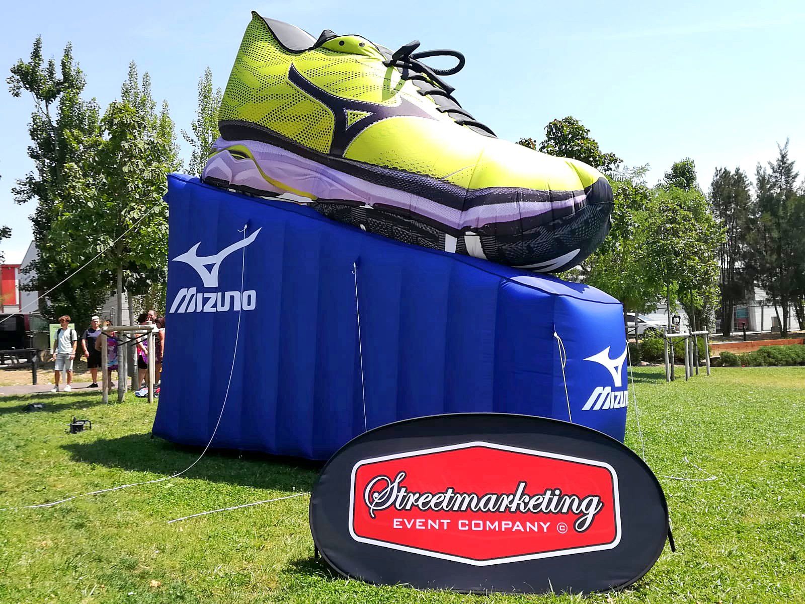 zapatilla hinchable