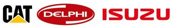 CAT DELPHI ISUZU logo