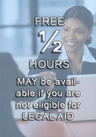 For free 1/2 hours assistance in Salford call KHF Solicitors Ltd. Legal Assistance