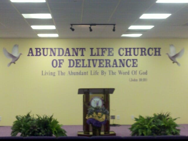 Plastic - Abundant Life Church in Petersburg VA