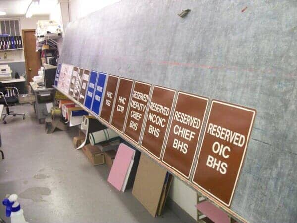 Reserved Signs - Aluminum in Petersburg V