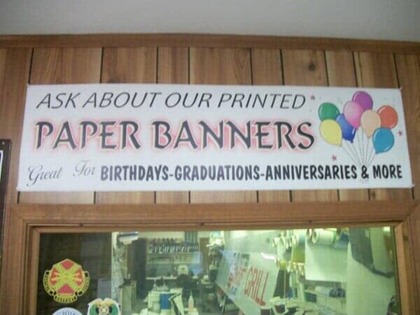 Paper Banners - Temporary in Petersburg, VA