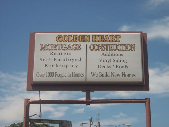 Golden Heart - Banners in Petersburg VA