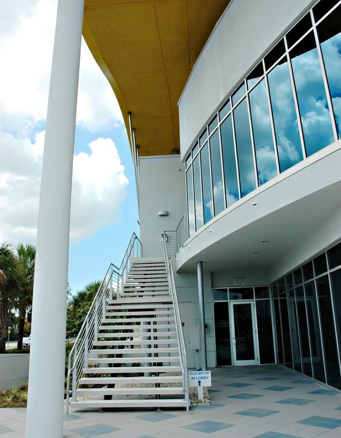 Stairs Outside Company Building — Fort Myers, FL — Children & Adult Dentistry Stairs Outside Company Building — Fort Myers, FL — Children & Adult Dentistry