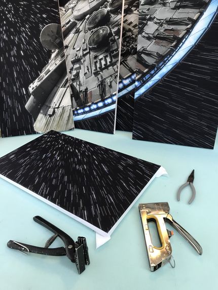 Canvas stretching image