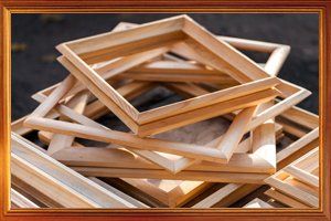 Mount cutting of photo frames
