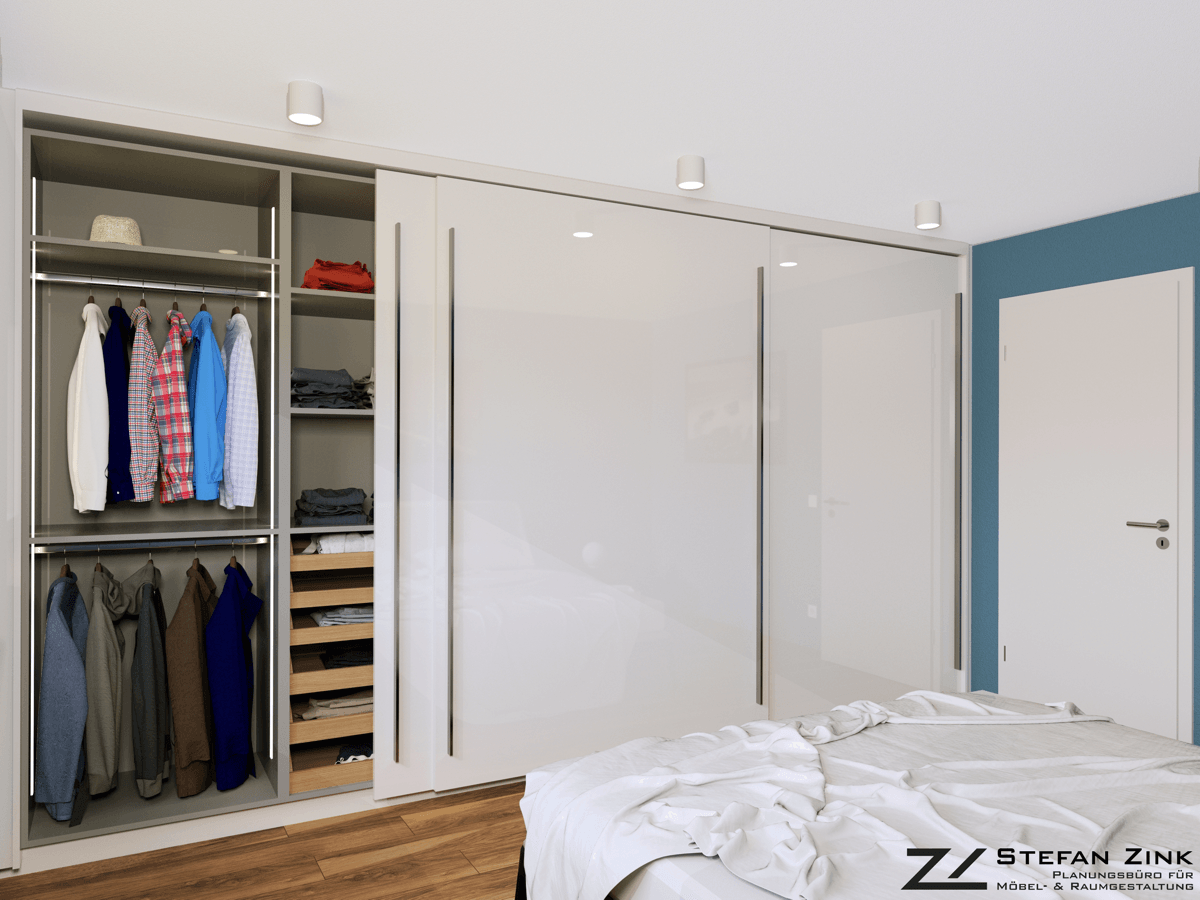 Rendering Schlafzimmer