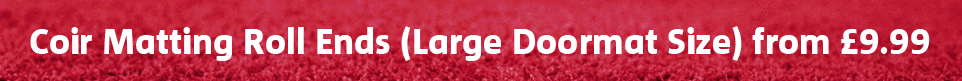 coir matting roll ends (Large doormat size) from £9.99