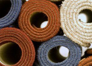 rolls of carpet
