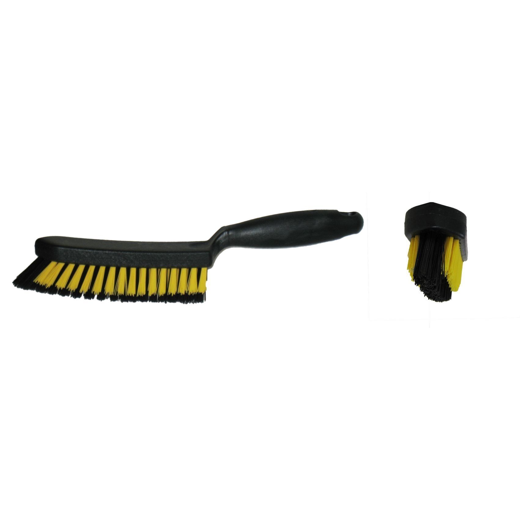 Hoekvoegborstel, SB borstel, safe brush, SBHBA, geel/zwarte borstel met verschillende haarlengtes, Pama