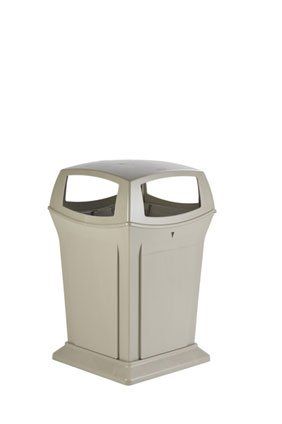 Container 170 lt, vierkanten container met 4 openingen, PA009173