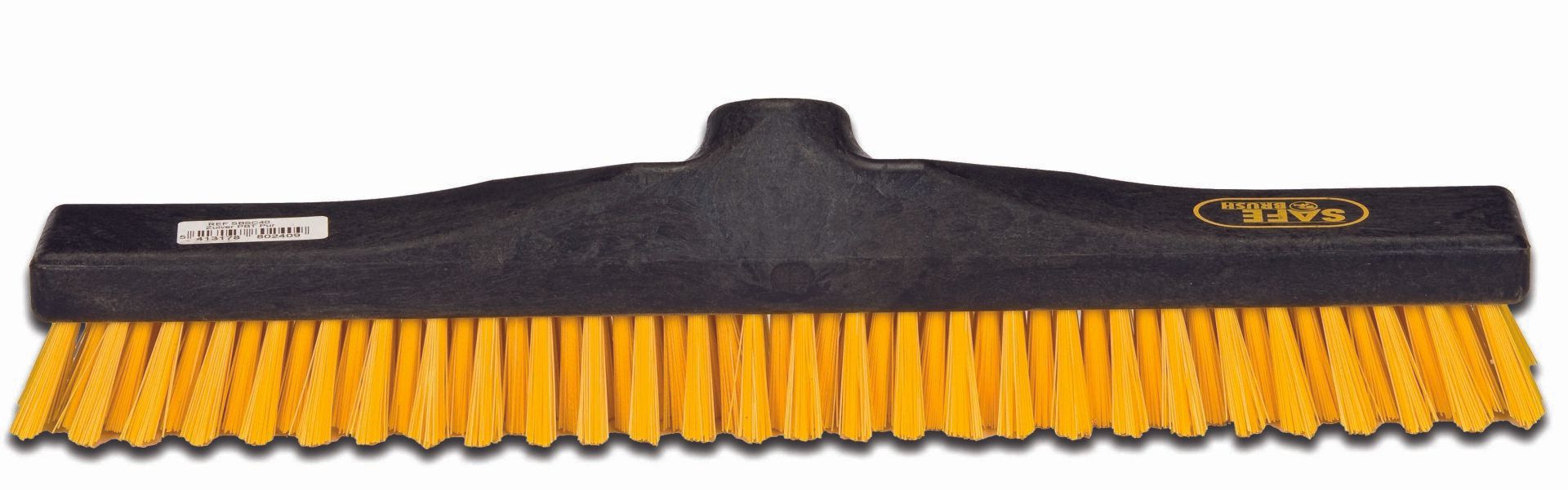 SB borstel, safe brush, geel zwarte borstel, schuurborstel, Pama, code SBSC30