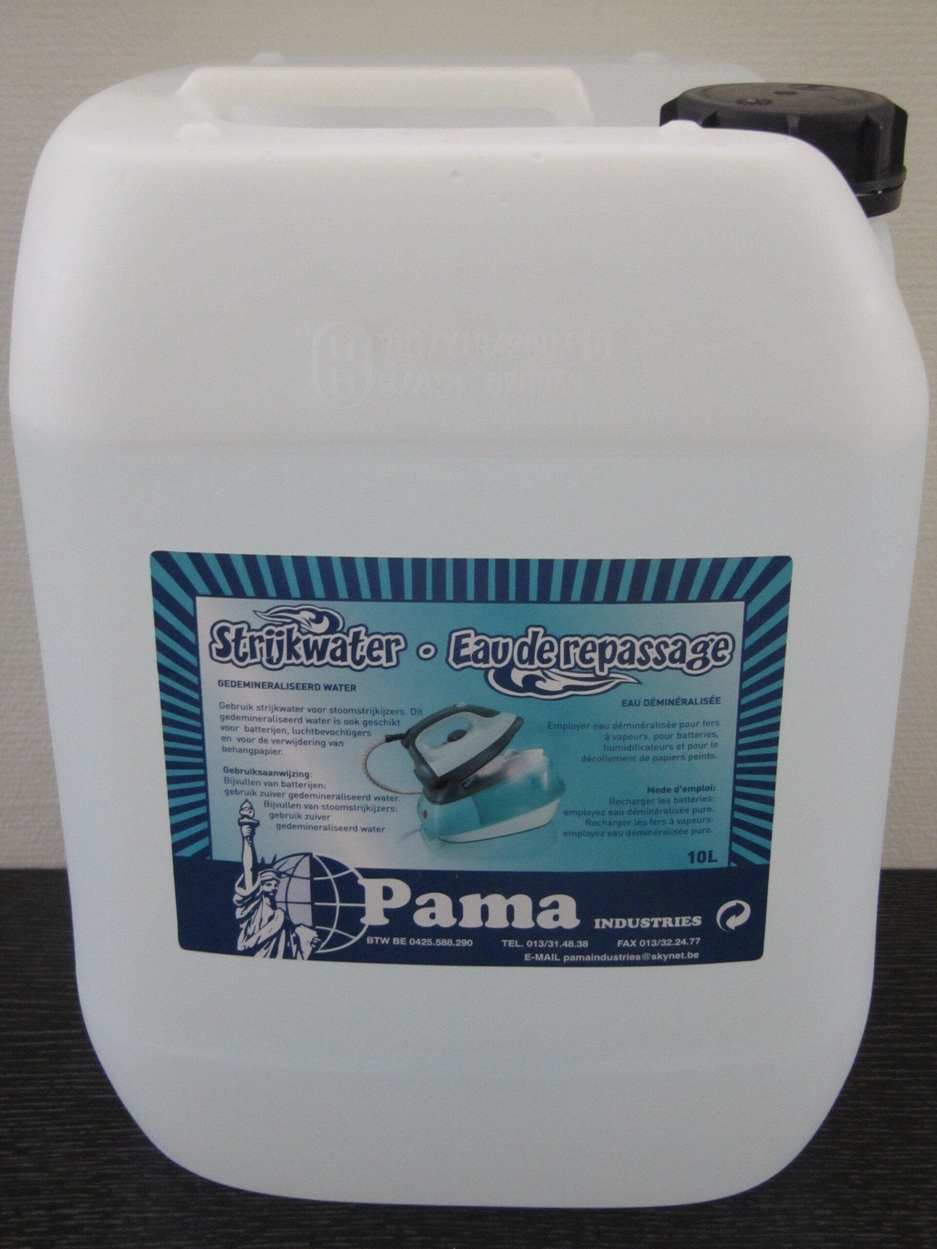 strijkwater, demiwater, Pama
