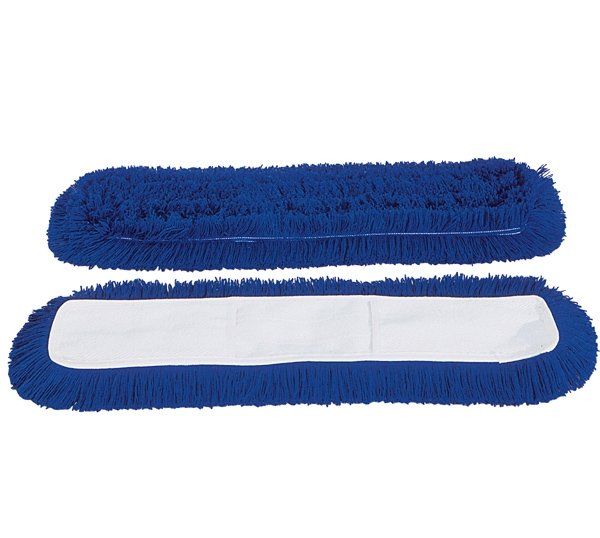 Blauwe vervangmop, blauwe mop, acrylic mop, stofmop, mop om droog te gebruiken, mop om stof weg te doen, 49060, 49100