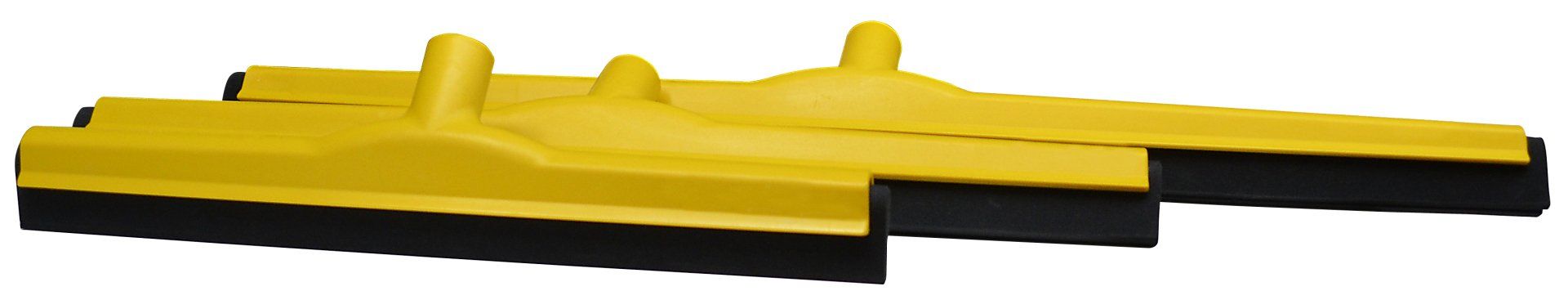 SB vloerwisser, safe brush, aftrekker, gele aftrekker met zwarte rubber, Pama, code SBVL55