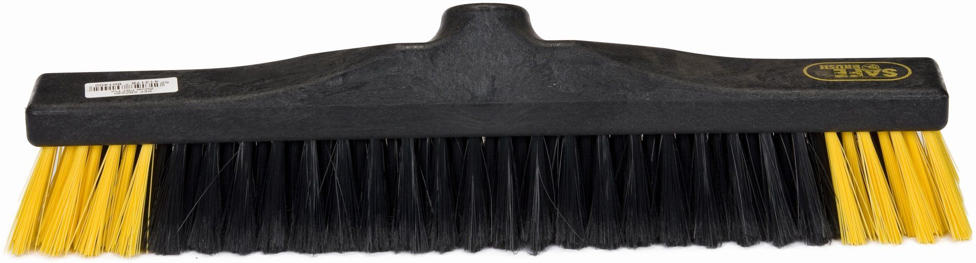 SB borstel, safe brush, zachte borstel, geel zwarte borstel, borstel voor binnen, Pama, code SBZA40