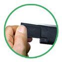 KlikLoc glasmessen, Unger, Pama, etui met glasmessen, TR100, TR150