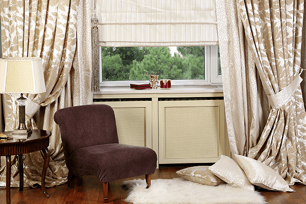 Example of work done by the curtain maker in Scotland