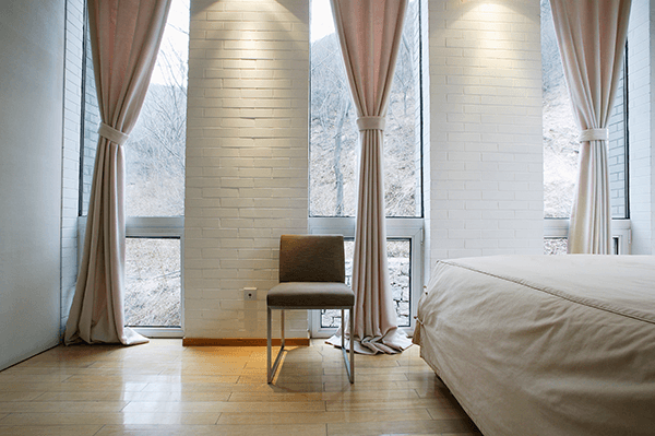 Example of work done by the curtain maker in Scotland