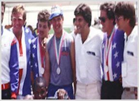 Dr. Jacobs and 1984 Olympians