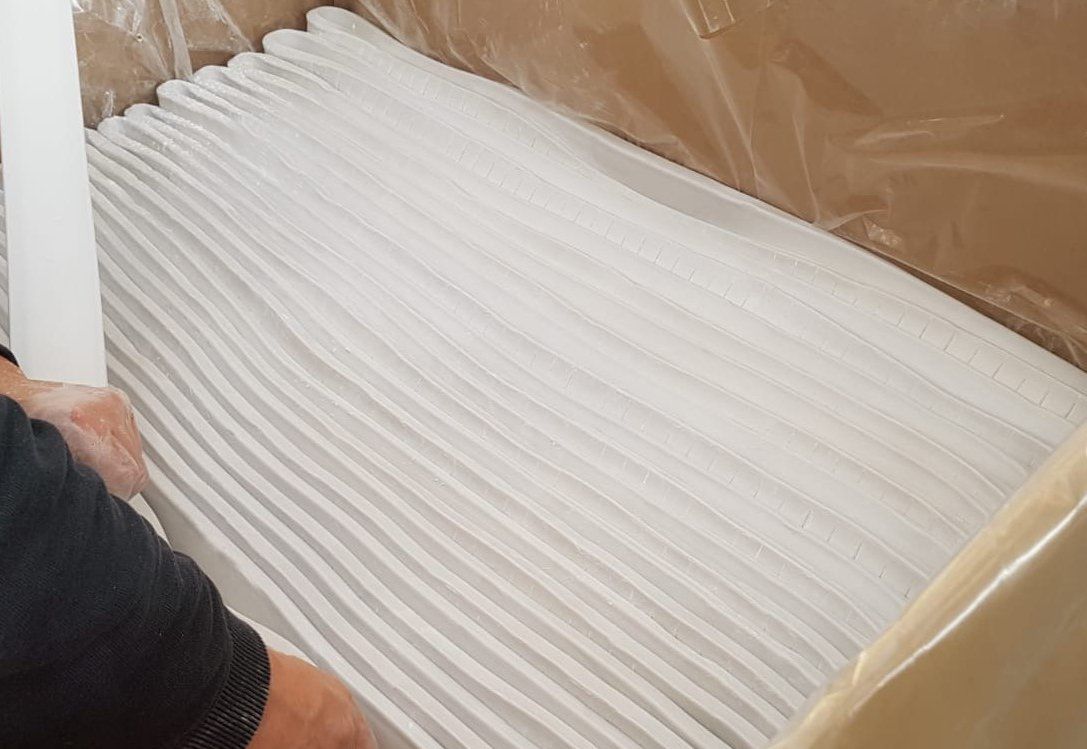 Silicone sur mélangeur ouvert