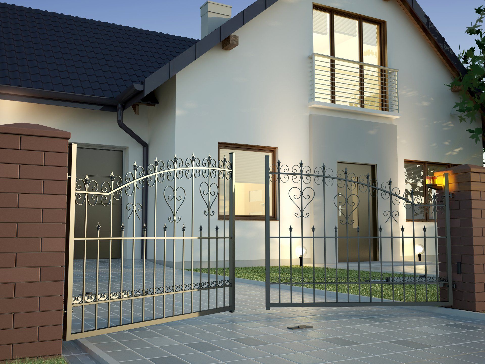 Iron Gate And Opening Mechanism — Madison, TN — Music City Fence Company