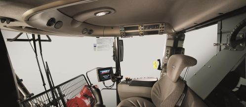 inside of tractor